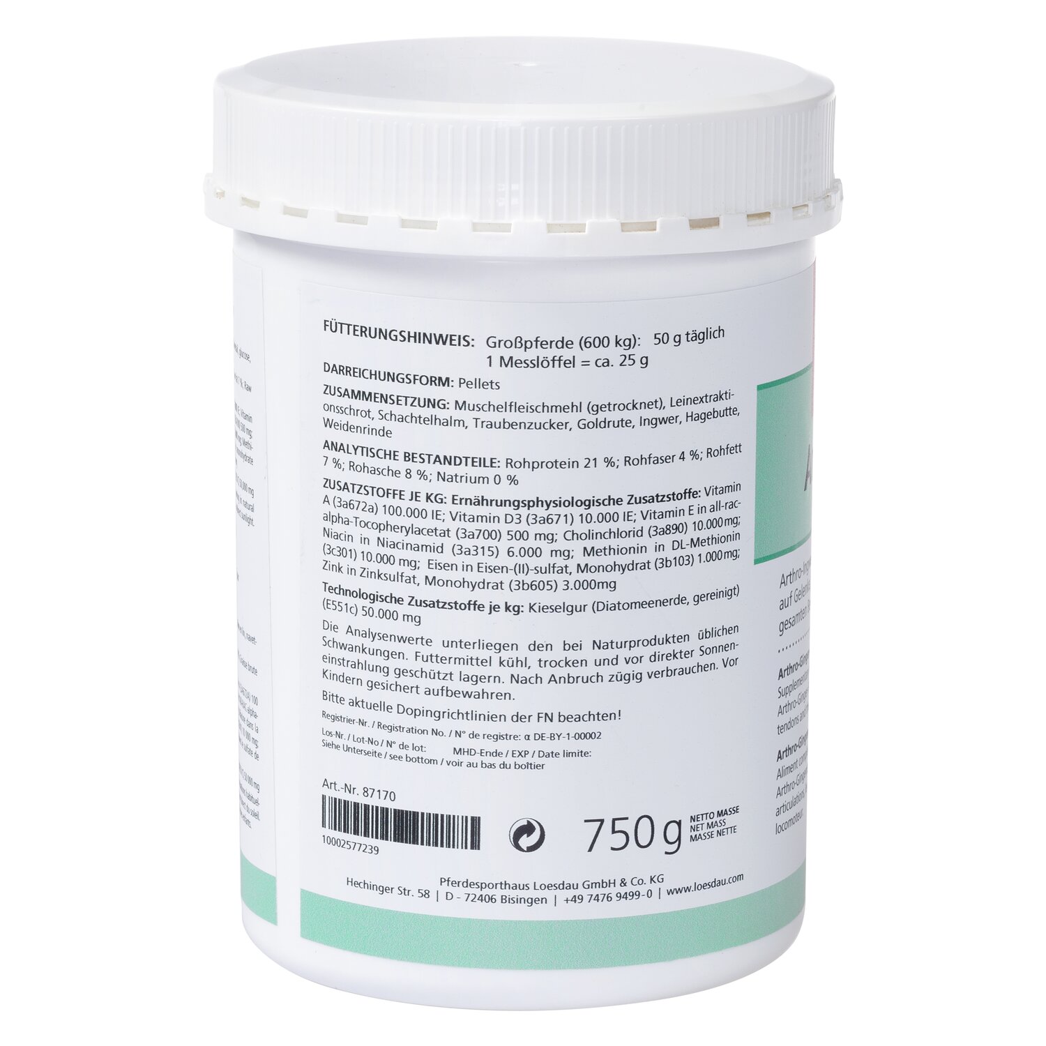 PFERDEfit by Loesdau Arthro-Ingwer-Fit  - 750 g