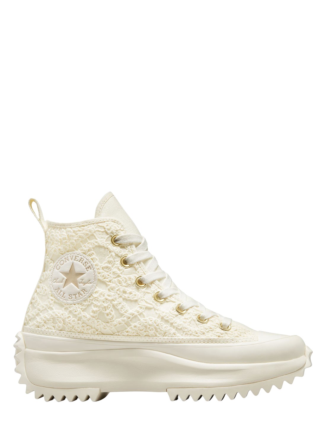 converse Sneakers compensées Femme run star hike hi Blanc