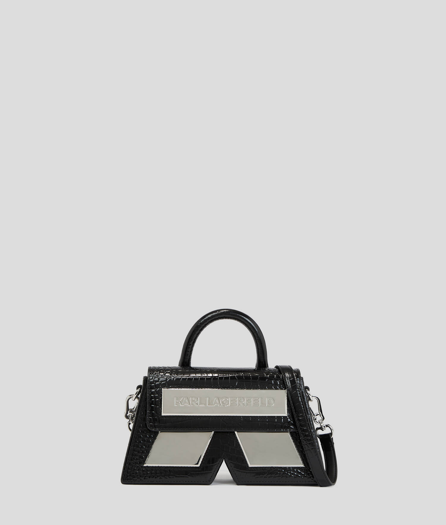 PETIT SAC BANDOULIÈRE EFFET CROCO IKON K