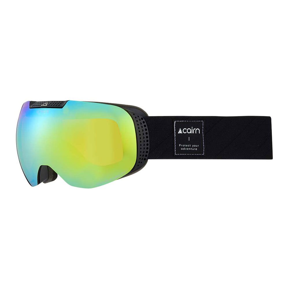 Cairn ULTIMATE - Masque ski Homme wood/gold