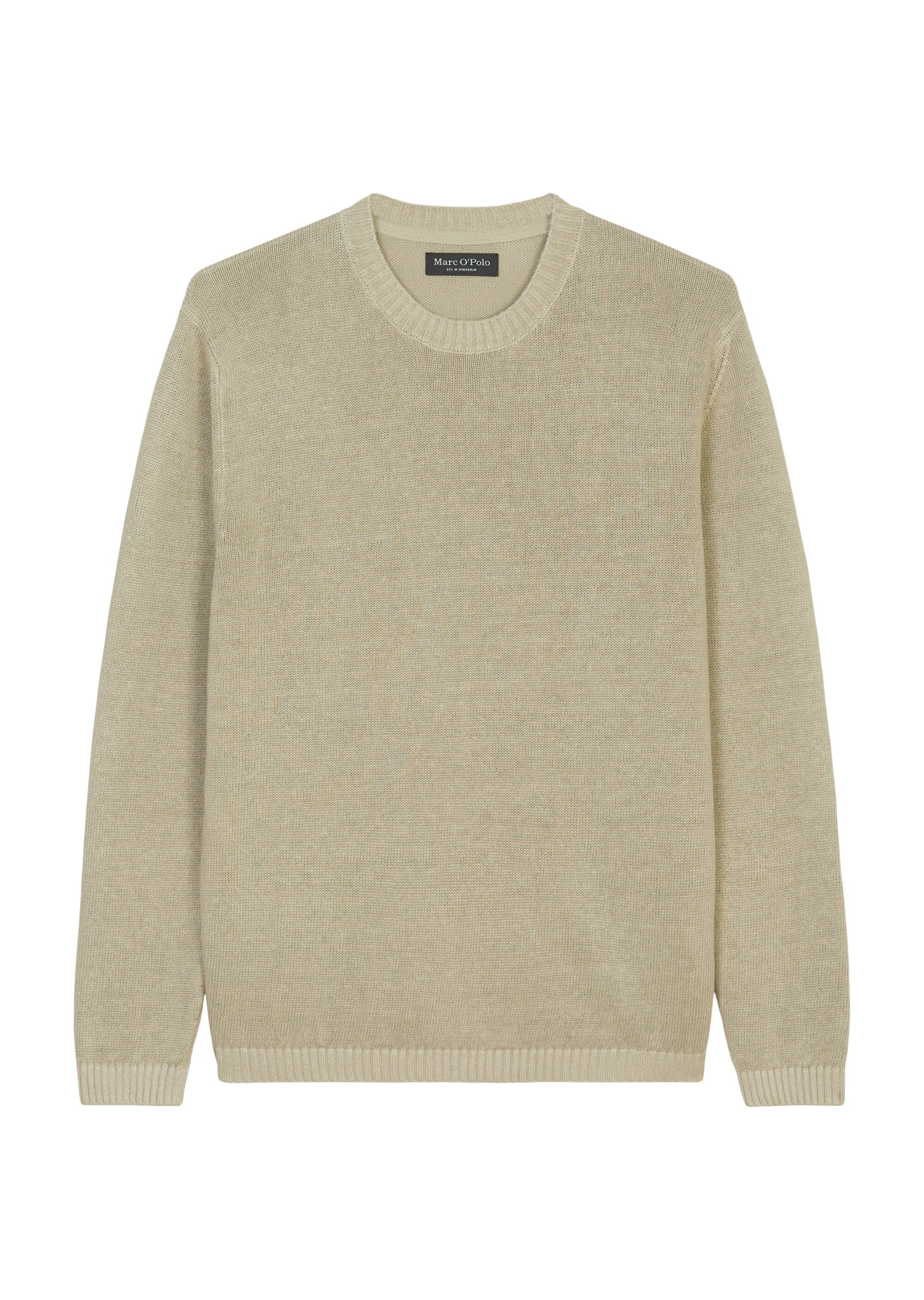 Pullover regular aus Baumwolle und Leinen