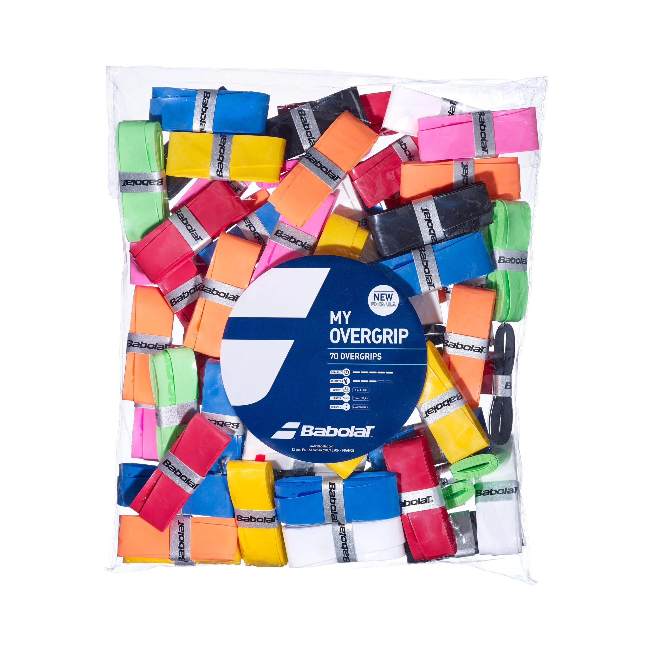 Babolat My Overgrip Refill Bag Pack De 70 - Multicouleur