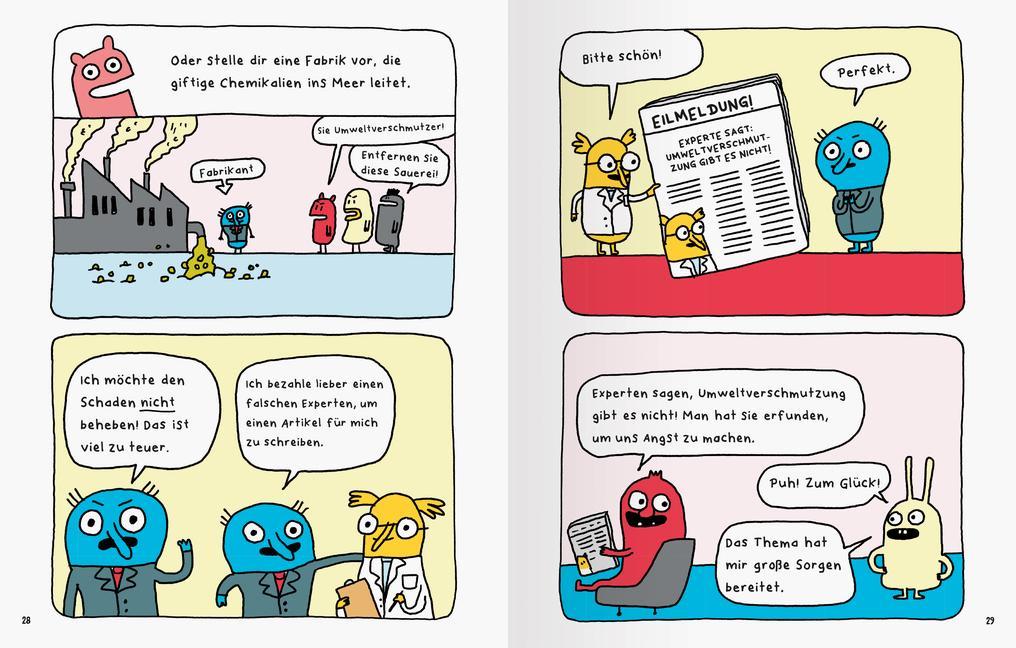 Angriff der Killerunterhosen - Fake News und Verschwörungstheorien erkennen - Medienkompetenz im Comic-Format