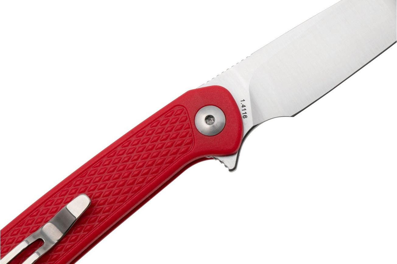 Böker Plus Fire Ant 01BP0008, Satin 1.4116, Red Polypropylene zakmes