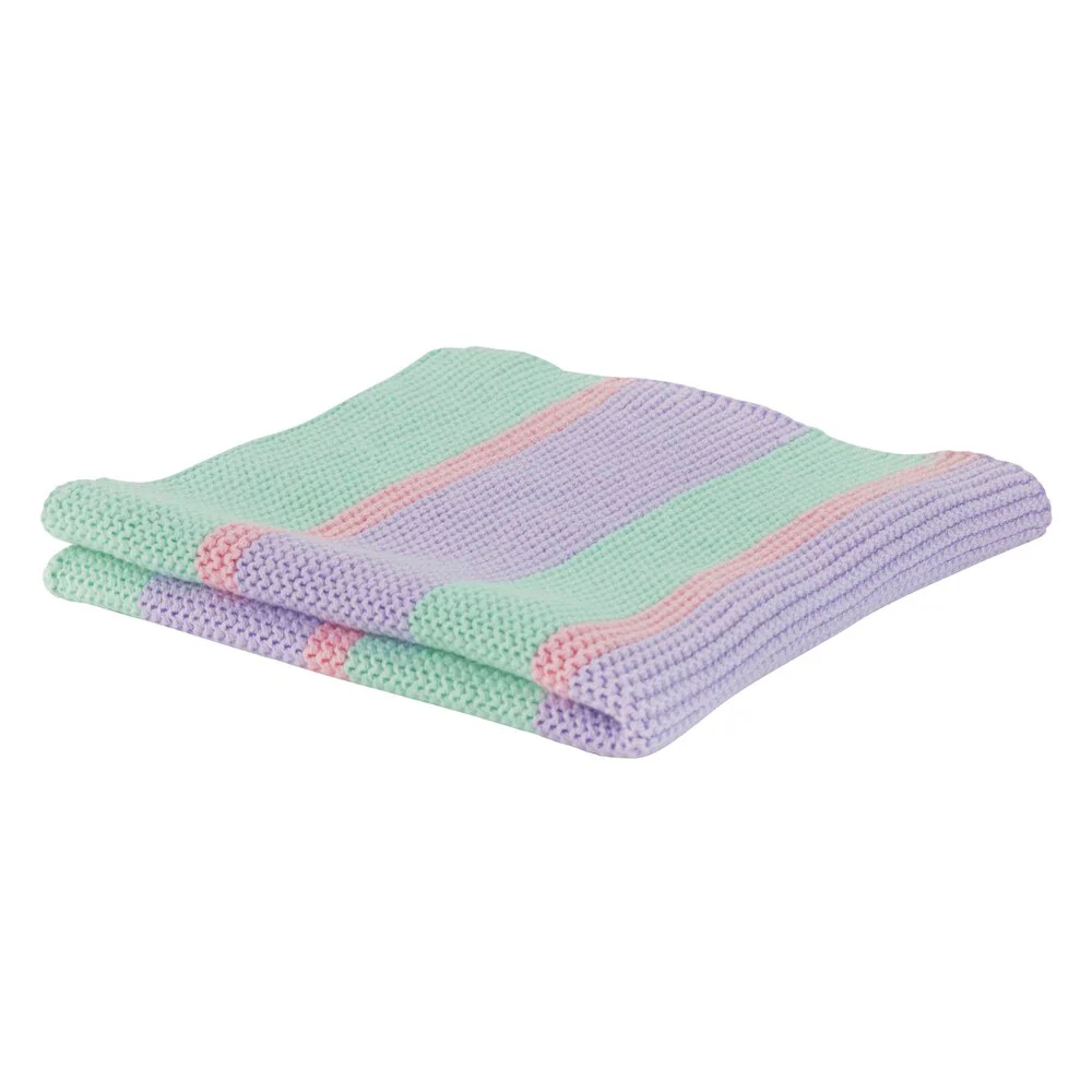 Miss Étoile  Karklud med striber - purple/mint/rose