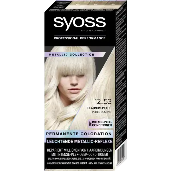 Professional Performance Permanente Coloration Metallic Reflexe 12_53 Platinum Pearl
