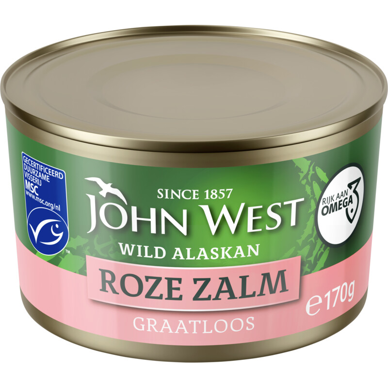 John West Wilde roze zalm zonder vel en graat