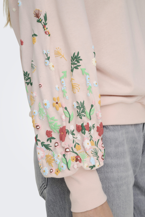 Only roze dames sweater