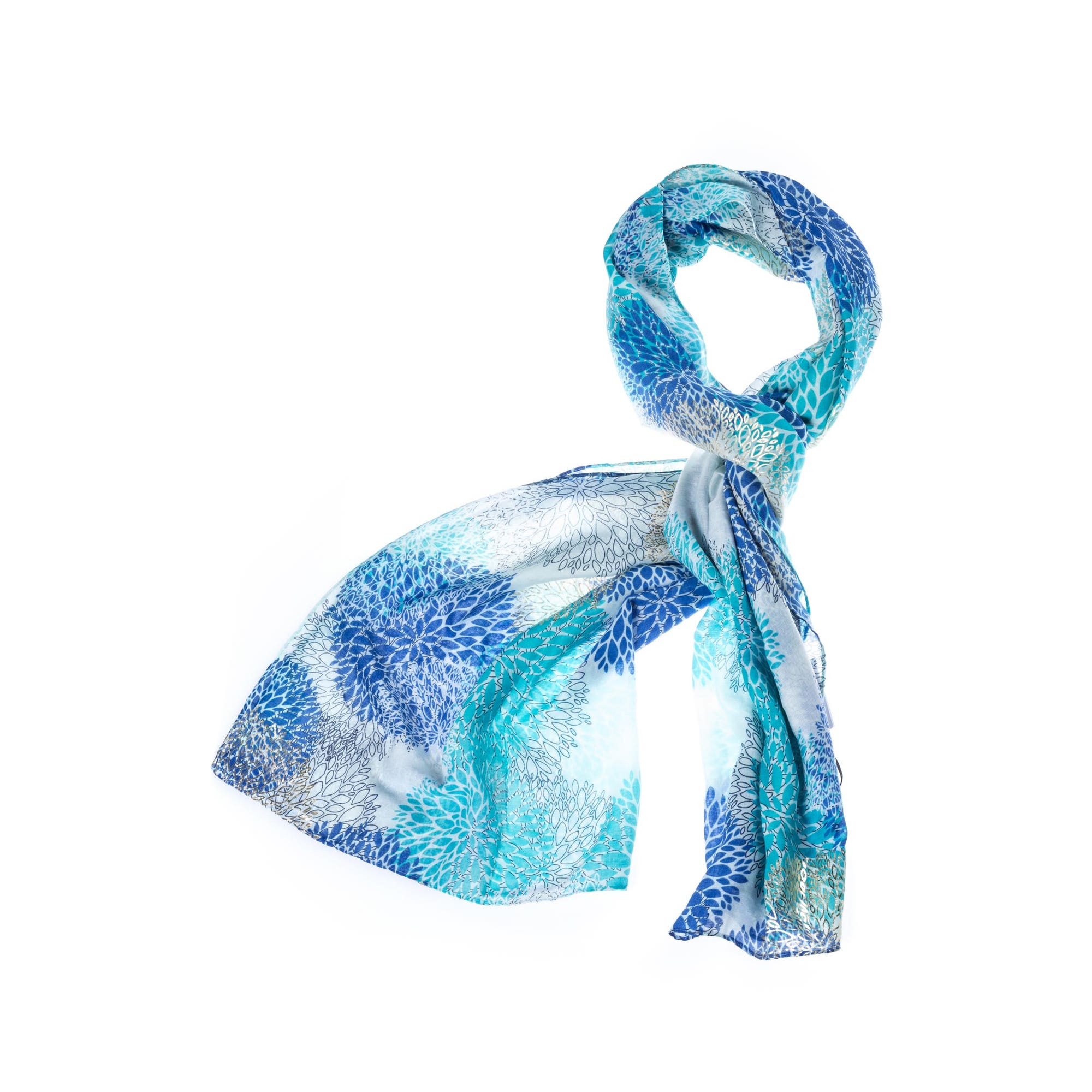 Foulard bleu