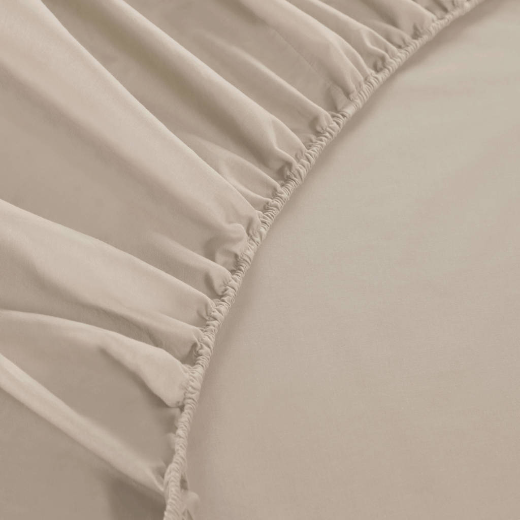 wieg hoeslaken jersey 40x80 beige