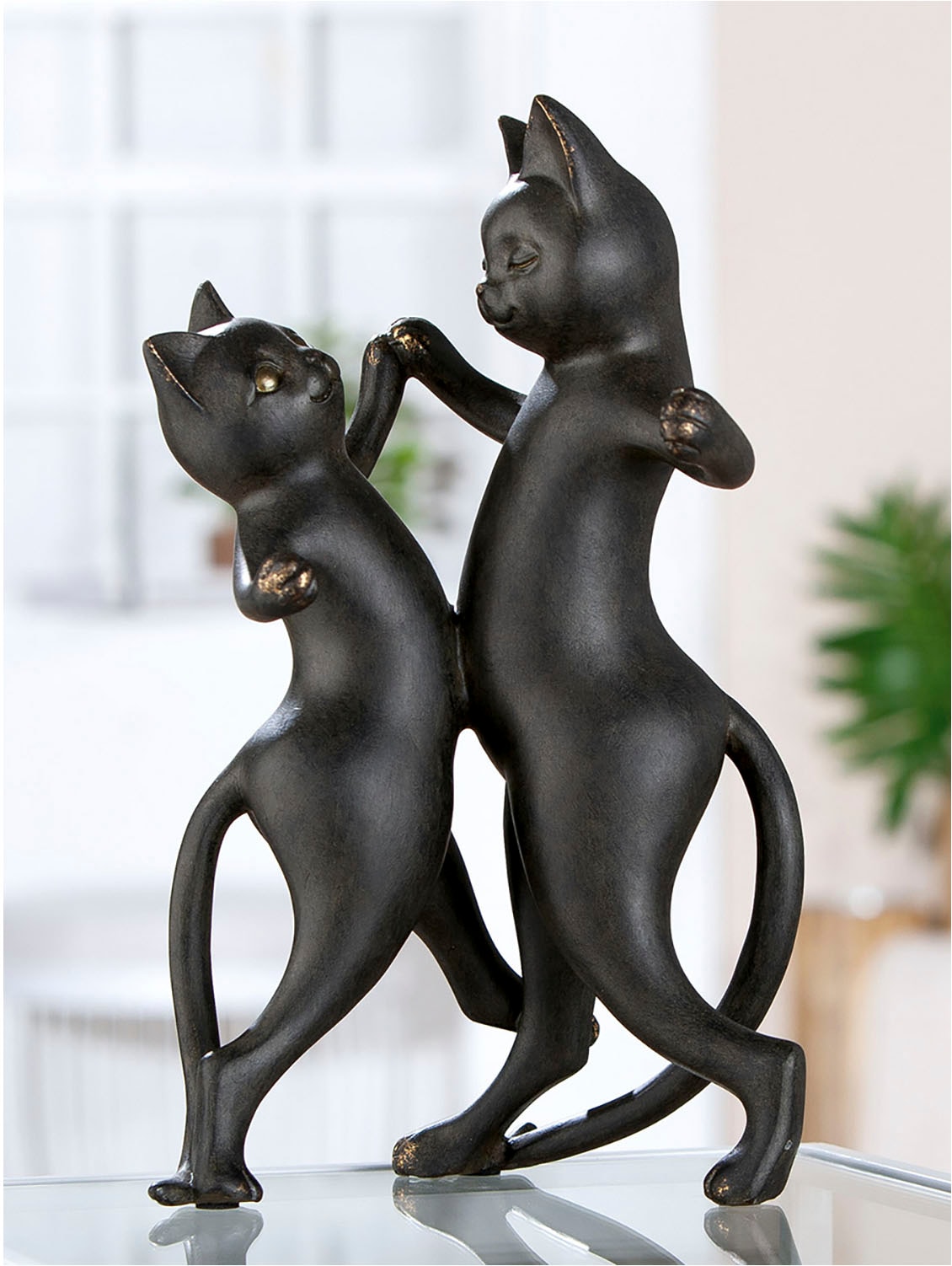 GILDE Tierfigur »Katze Gatto-Duo, schwarz«