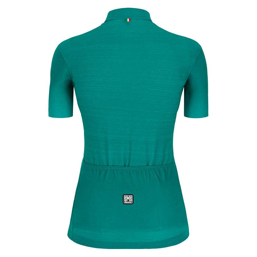 Santini Colore Fietsshirt Korte Mouwen Groen Dames