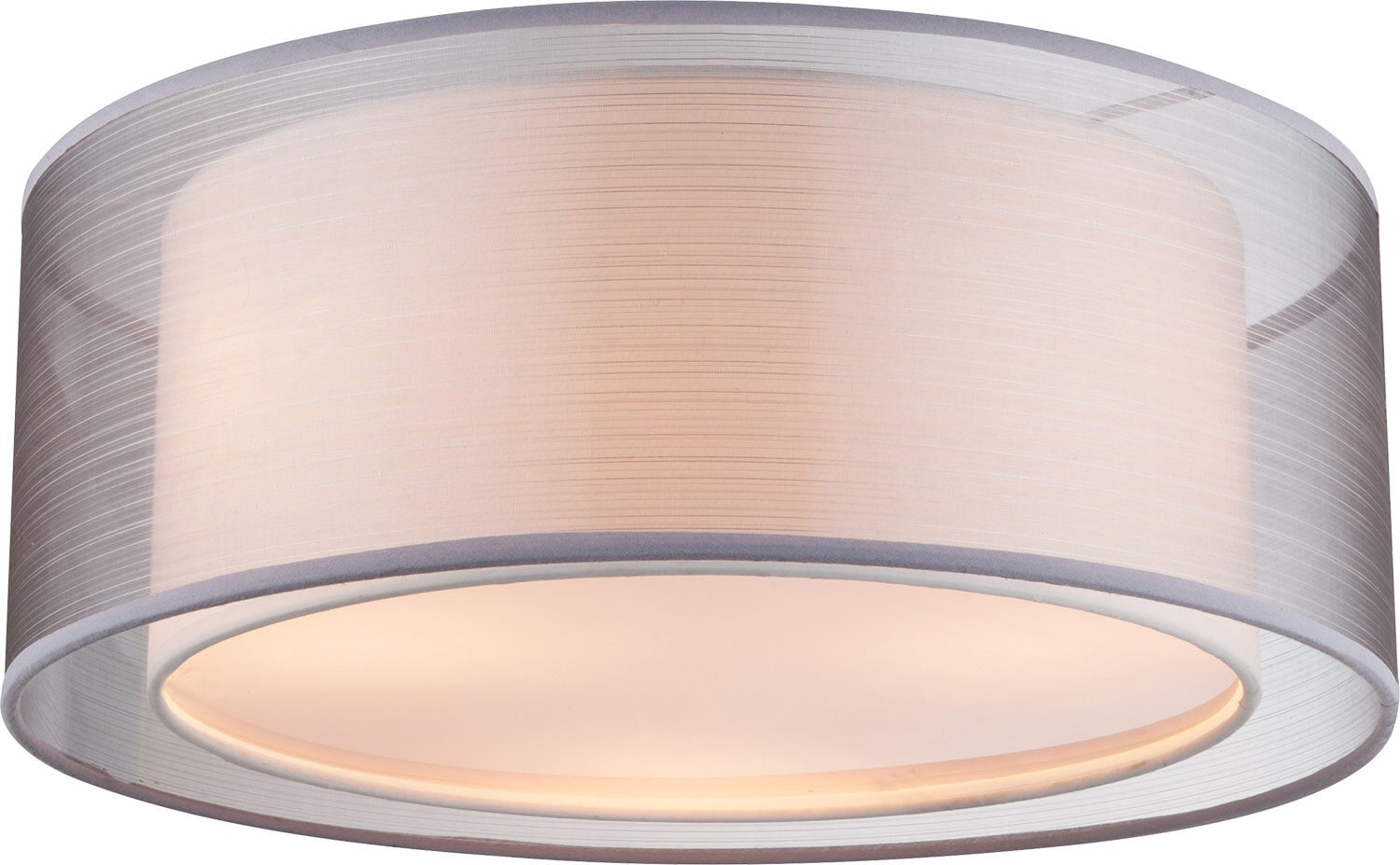 GLOBO Retrofit Deckenlampe Theo 40x17,5 cm grau