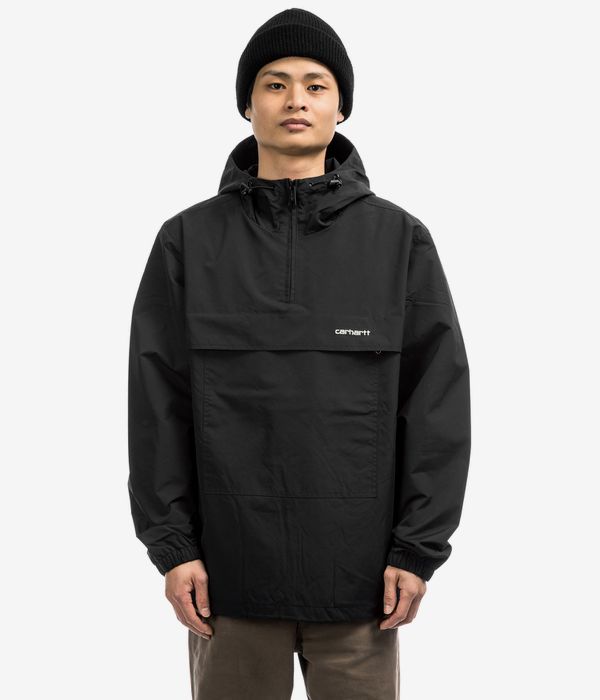 Carhartt WIP Windbreaker Pullover Jacke (black white)