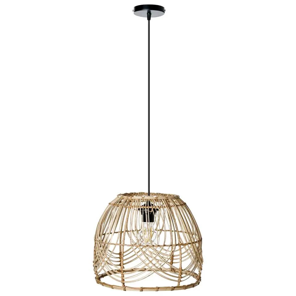 POSTRERO - Hanglamp - Naturel - Rotan