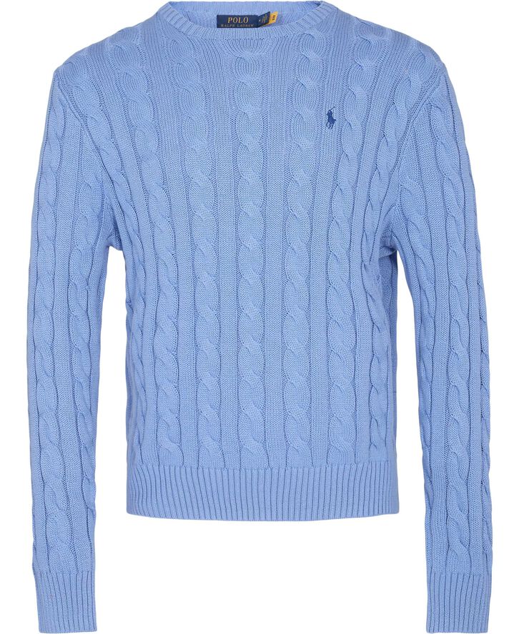 Polo Ralph Lauren COTTON CABLE-LSL-SWT New litchfield blue