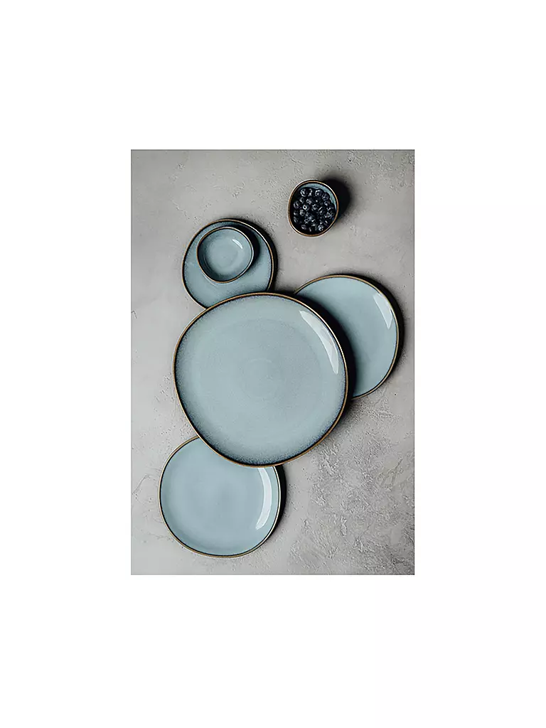 LIKE BY VILLEROY & BOCH Brotteller 17cm Lave Glace hellblau