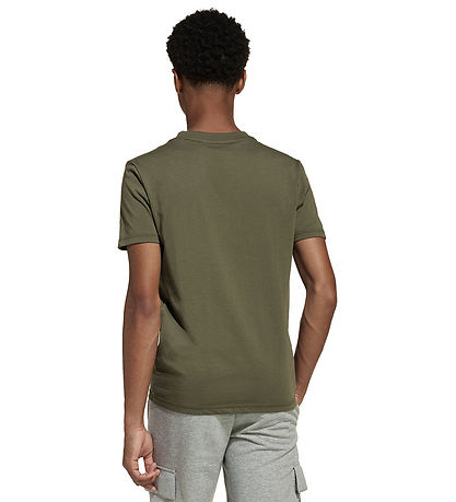 adidas Performance T-Shirt - J Lin Tee 160 - OLISTR/SCHWARZ