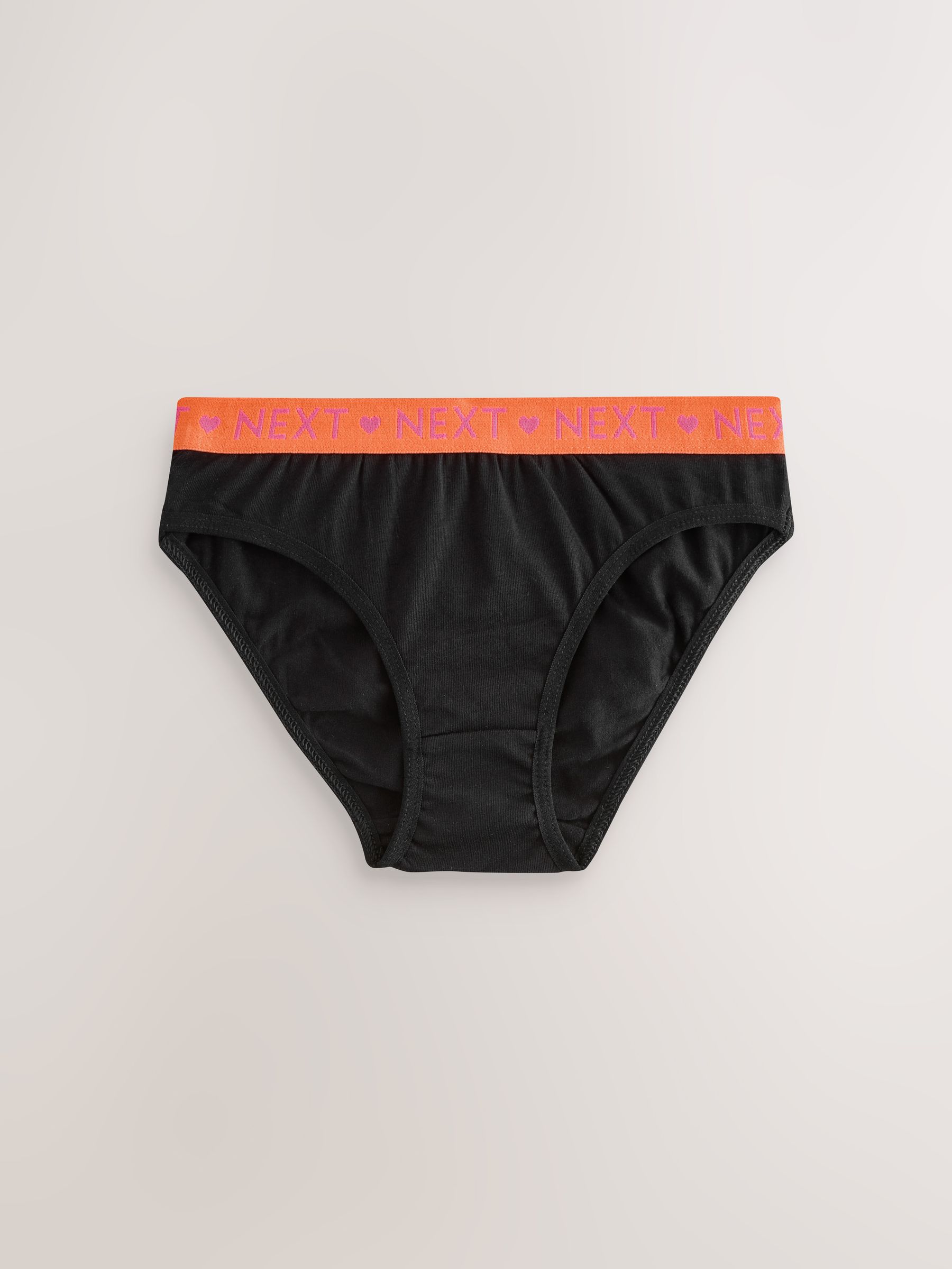 Zwart - Verpakking van 7 bikinibroekjes (5-16 jr)