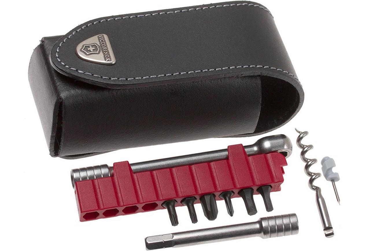 Victorinox SwissTool X Plus 3.0339.L multitool met ratel, lederen foedraal