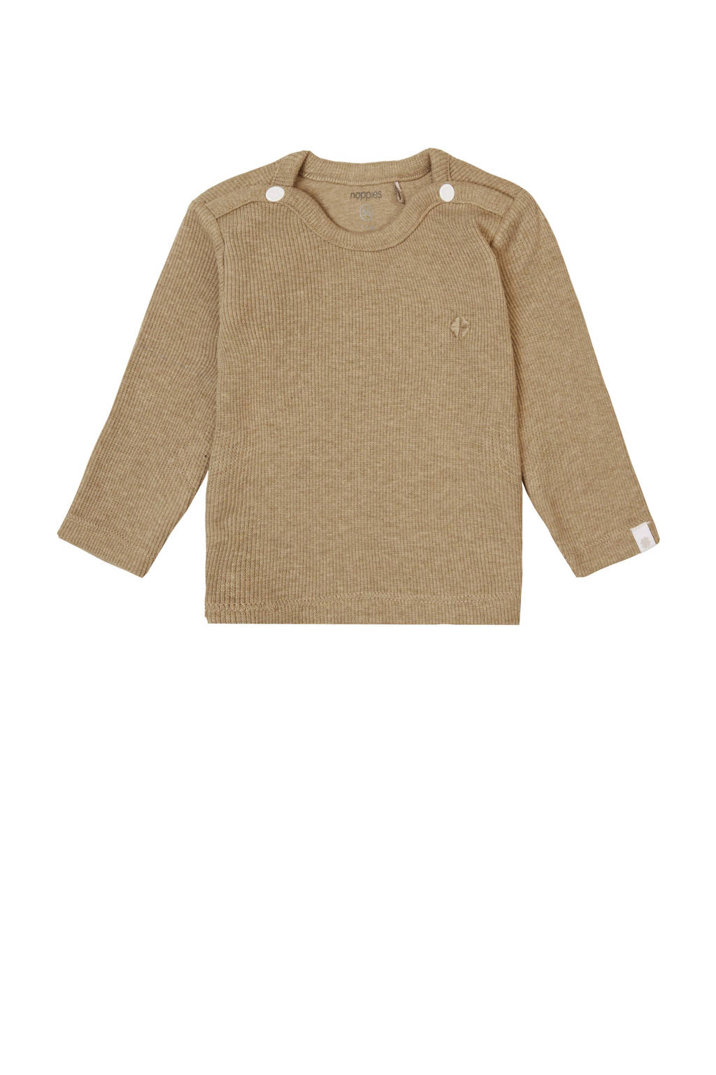 Noppies baby longsleeve Natal met katoen lichtgroen