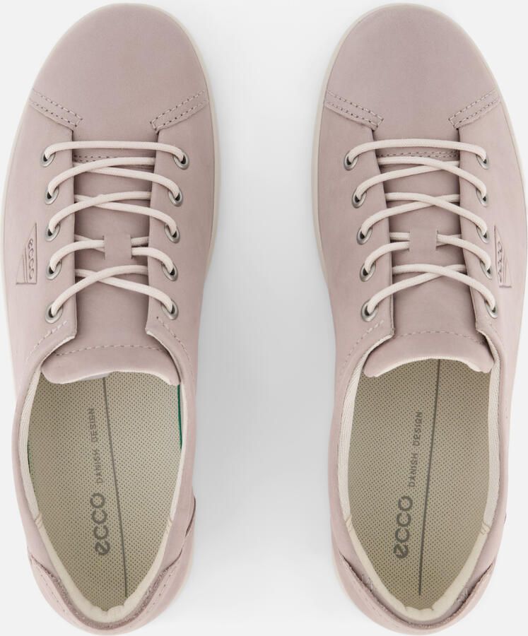 Ecco Veterschoenen Soft 2.0 vrijetijdsschoen lage schoen veterschoen met subtiele logo-opdruk