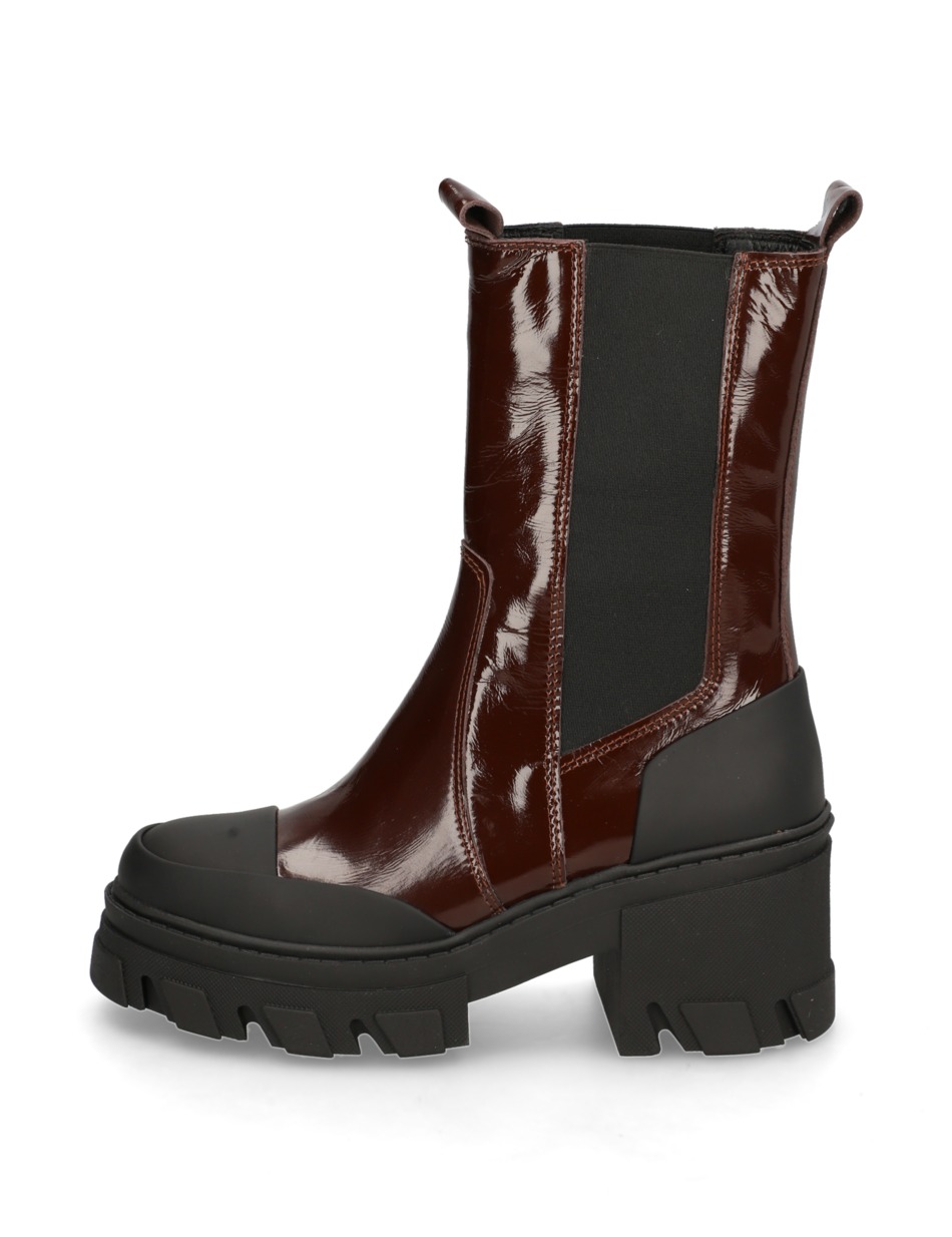 Lackleder Stiefelette