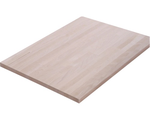 Gelijmd gelamineerd houtpaneel, beuken B/C-kwaliteit, vingerlasverbinding, 2500x1210x27 mm
