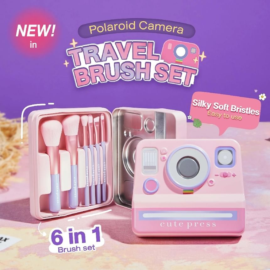 Cute Press - Polaroid Camera Reisborstelset