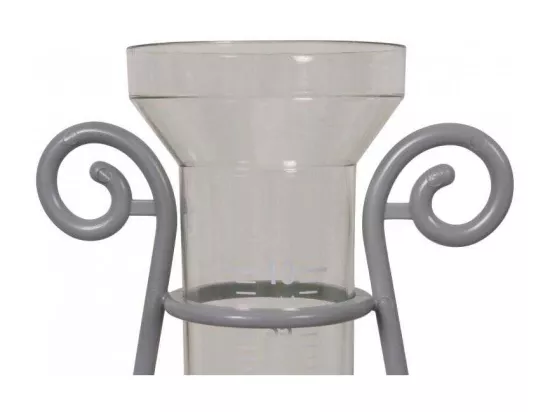 Pluviomètre à piquer en plastique