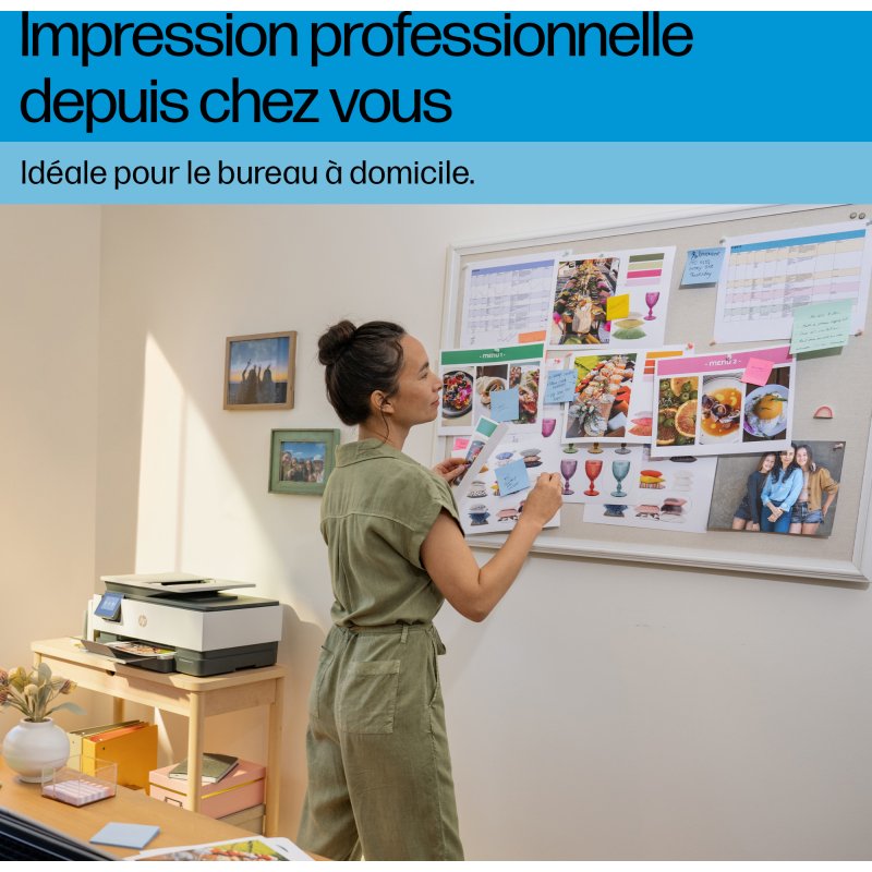 HP OfficeJet Pro 8125e Sans fil All-in-One Couleur Imprimante, Instant Ink; Impression recto-verso