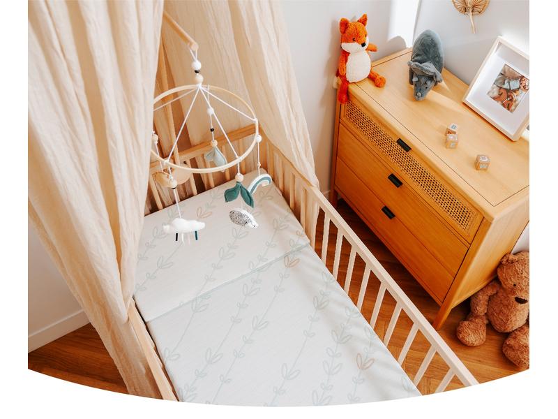 Babymoov Keilkissen Cosymat Antibacterial Ergonomisch geformtes Kissen ab Geburt