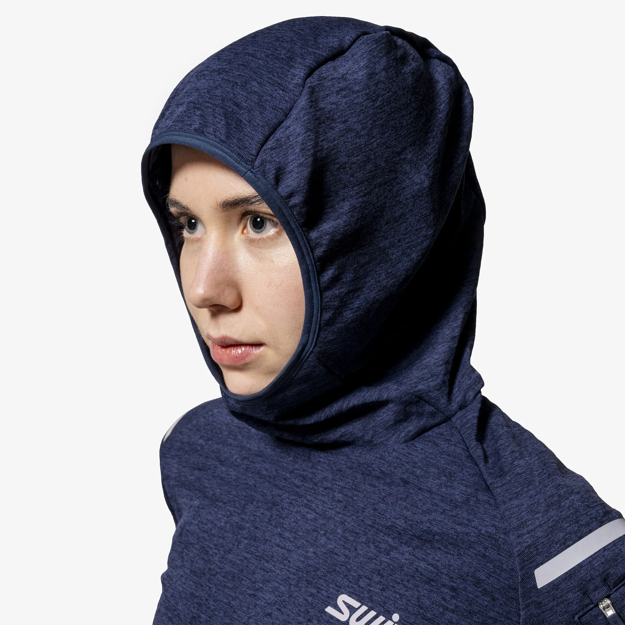 Swix Pace Midlayer Hooded W Dark Navy