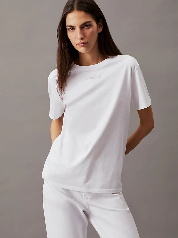 Camiseta slim de algodão