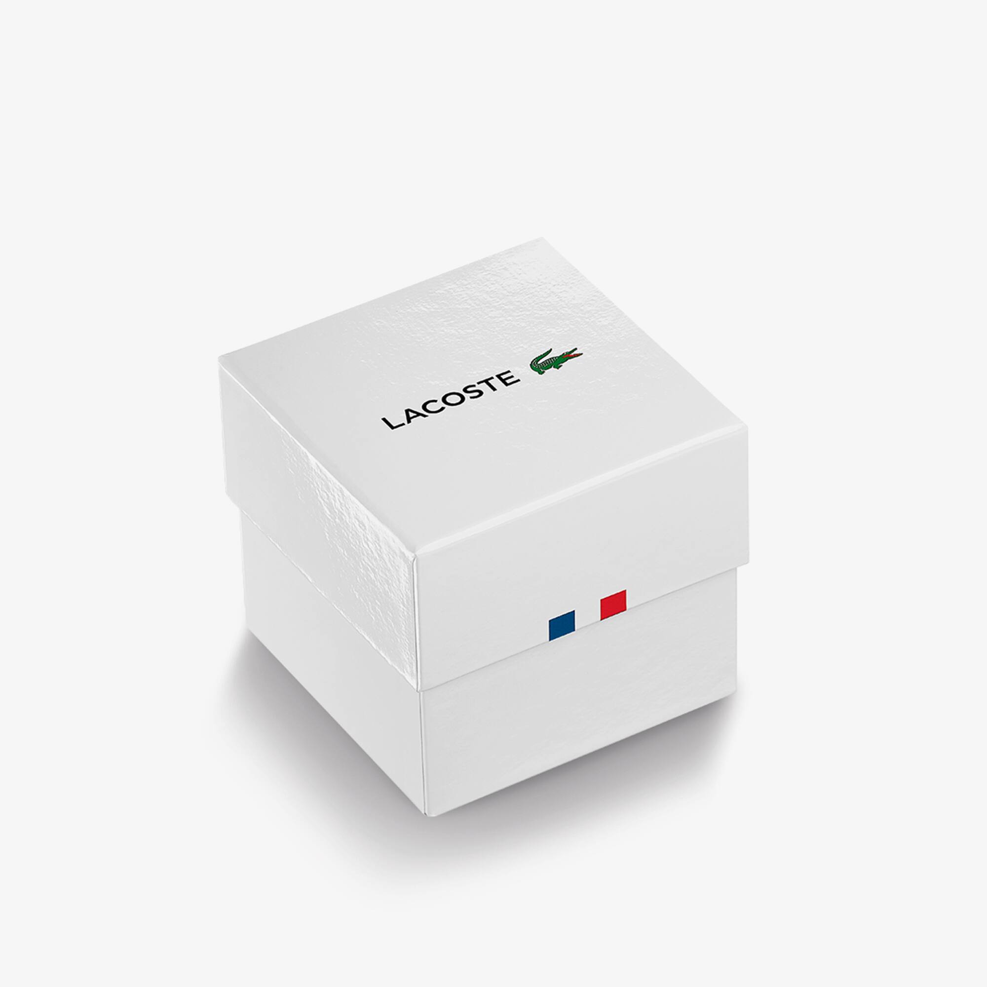 LACOSTE 12.12 Holiday Dreizeigeruhr aus Silikon Uhren - Weiss - Lacoste - Herren