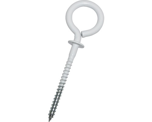 Oogbout met huls, wit, 3,5x51 mm, 100 stuks