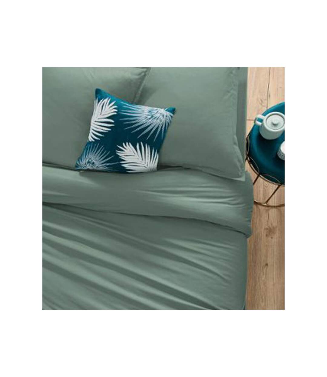 Taie d'Oreiller Intérieur 63x63cm Celadon