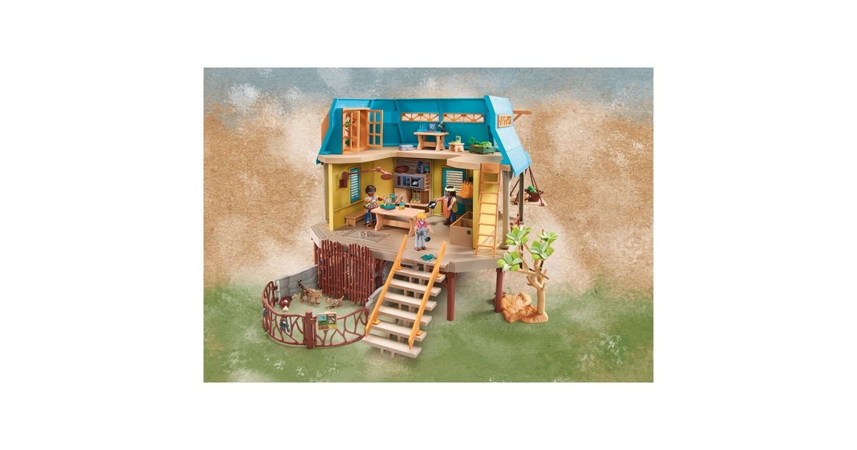 PLAYMOBILWiltopia - Dierenverzorgingscentrum Constructiespeelgoed  (71007)