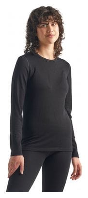 Maillot Manches Longues Femme Icebreaker Mérinos 260 Tech Noir
