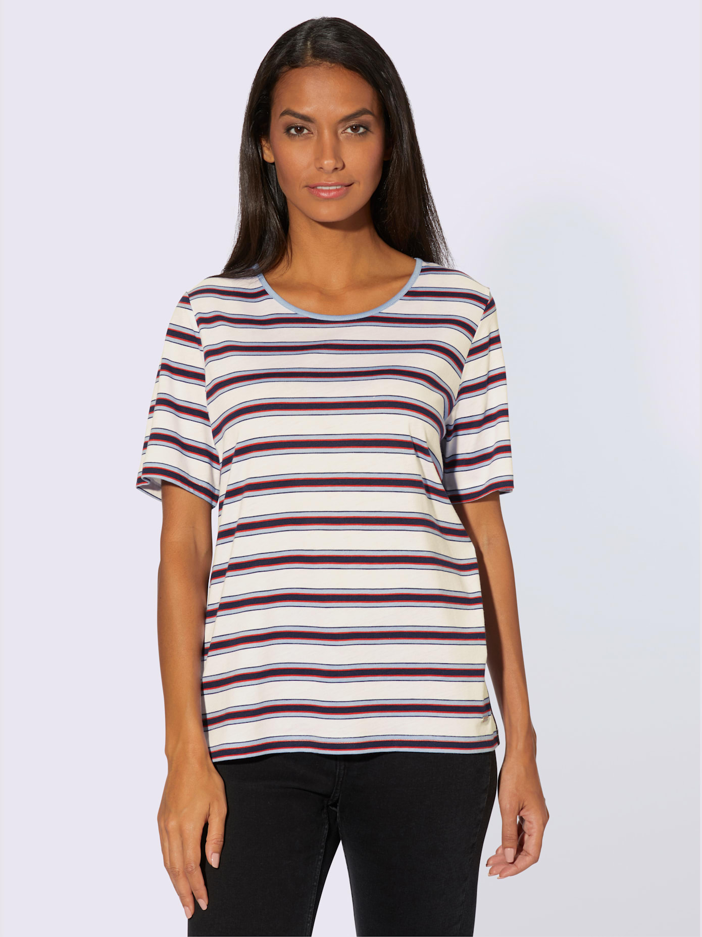T-shirt à rayures 50% coton