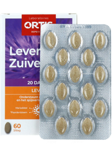 Ortis MethodDraine Lever Zuivering Tabletten 2x60st 2x60TB