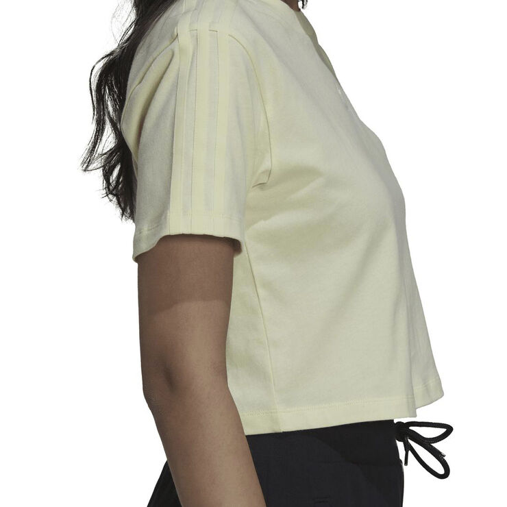 adidas originals cropped t-shirt Yellow