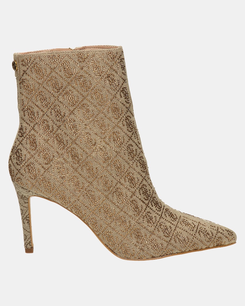 Guess Dafina Enkellaarsjes  - goud