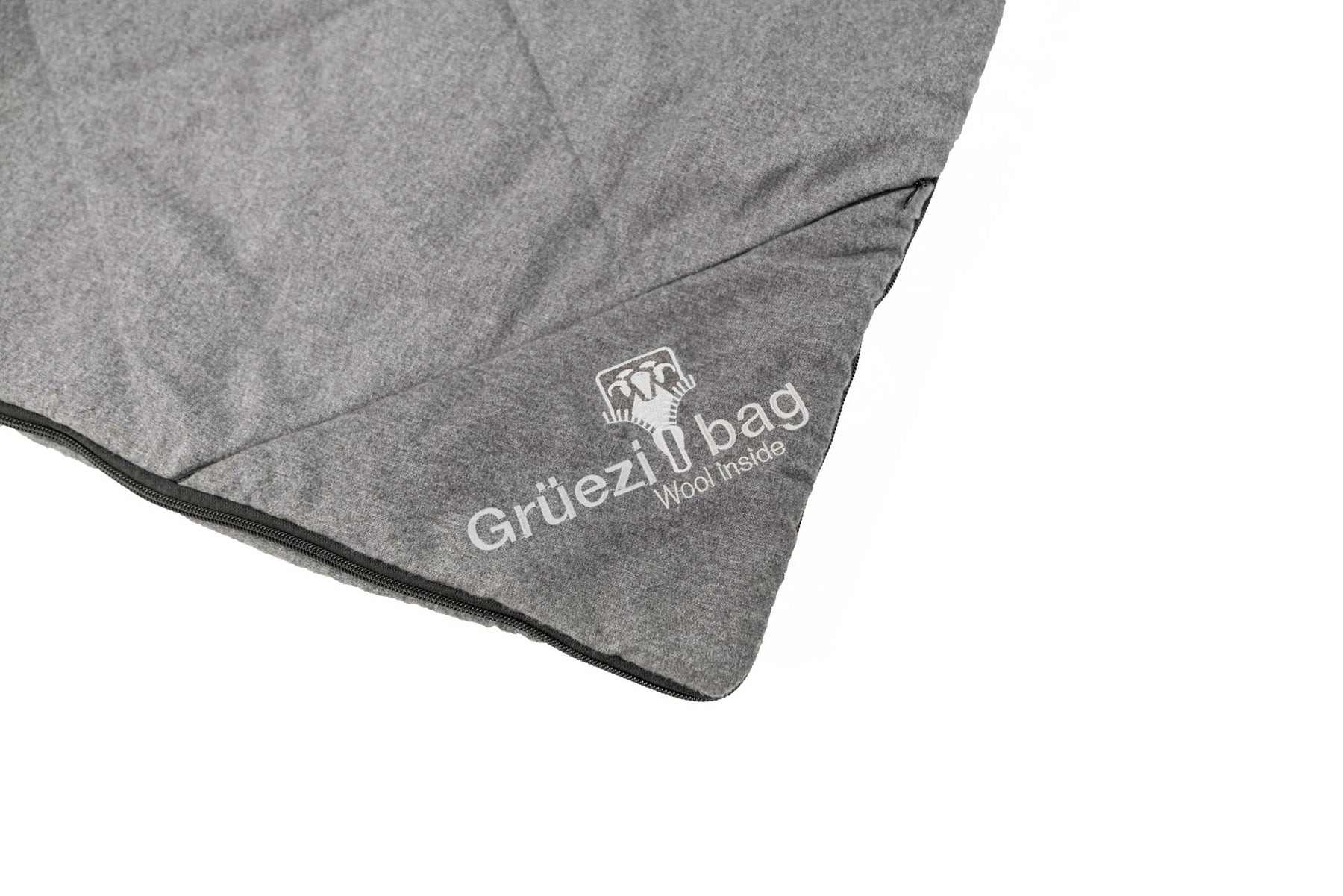 Grüezi Bag WellhealthBlanket Wool Melange Schlafsack grau