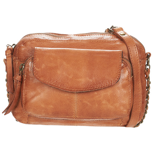 Pieces - PCNAINA LEATHER CROSS BODY - Marron