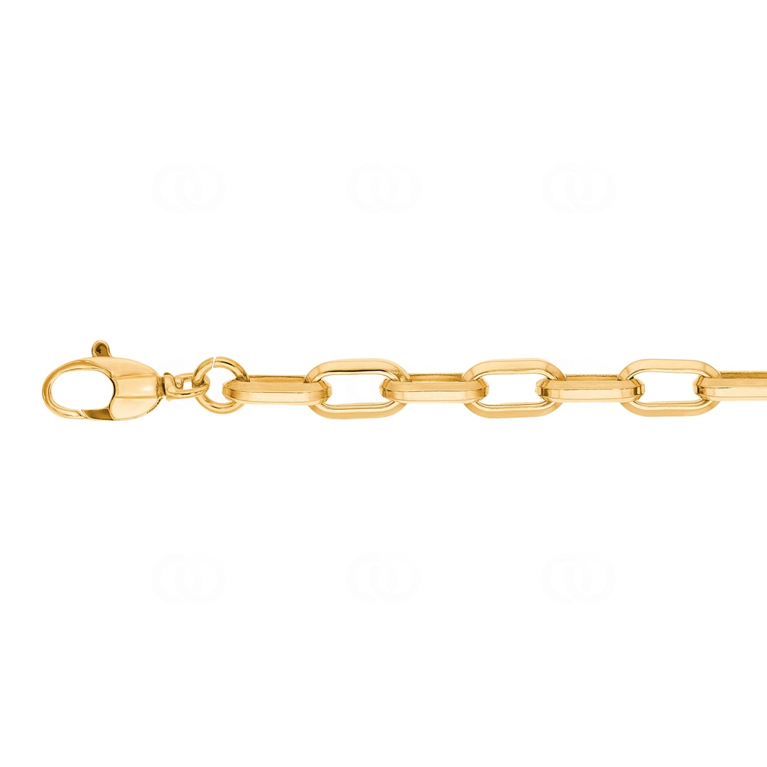 6.2mm Ankerarmband 750/18 K Gelbgold halbmassiv
