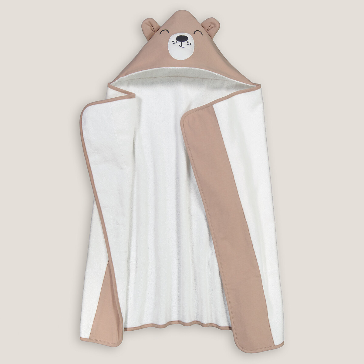 COLEÇÕES LA REDOUTE<br>Capa com capuz, tecido felpudo bouclette 400 g/m²