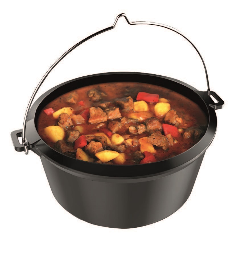 TEPRO Dutch Oven - schwarz - Größe L - 41,1 cm breit