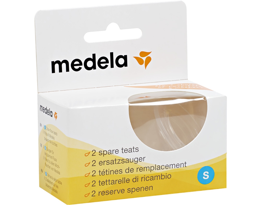 TETINA MEDELA SILICONE FLUXO LENTO TAMANHO S 2UN