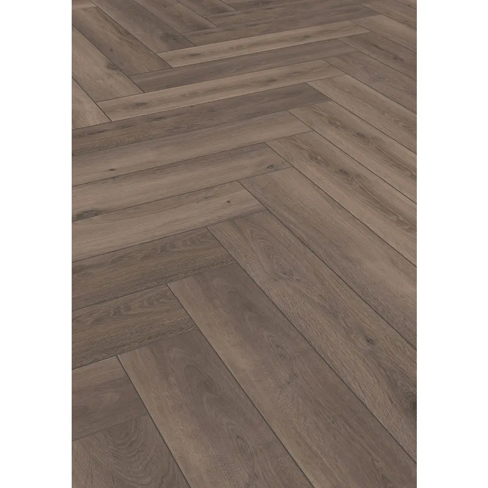 Laminaat Herringbone - visgraat donker eiken